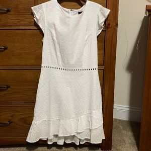 White Patterned Dress